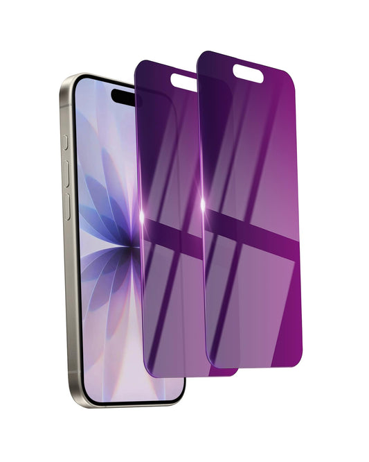 17 Privacy Screen Protector 2 Pack — Anti-Spy Tempered Glass 6.3", Full Coverage