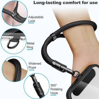 Strap Lanyard Strap Adjustable, Anti Theft Wrist Lanyard With Slim Tether Tab Fi