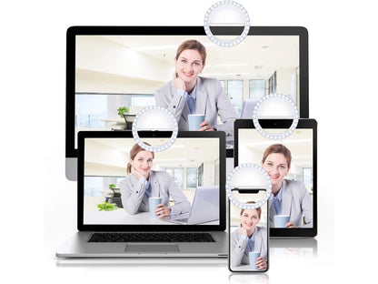 Light For Iphone, Android, Tablet - Rechargeable Clip-On 3 Light Levels
