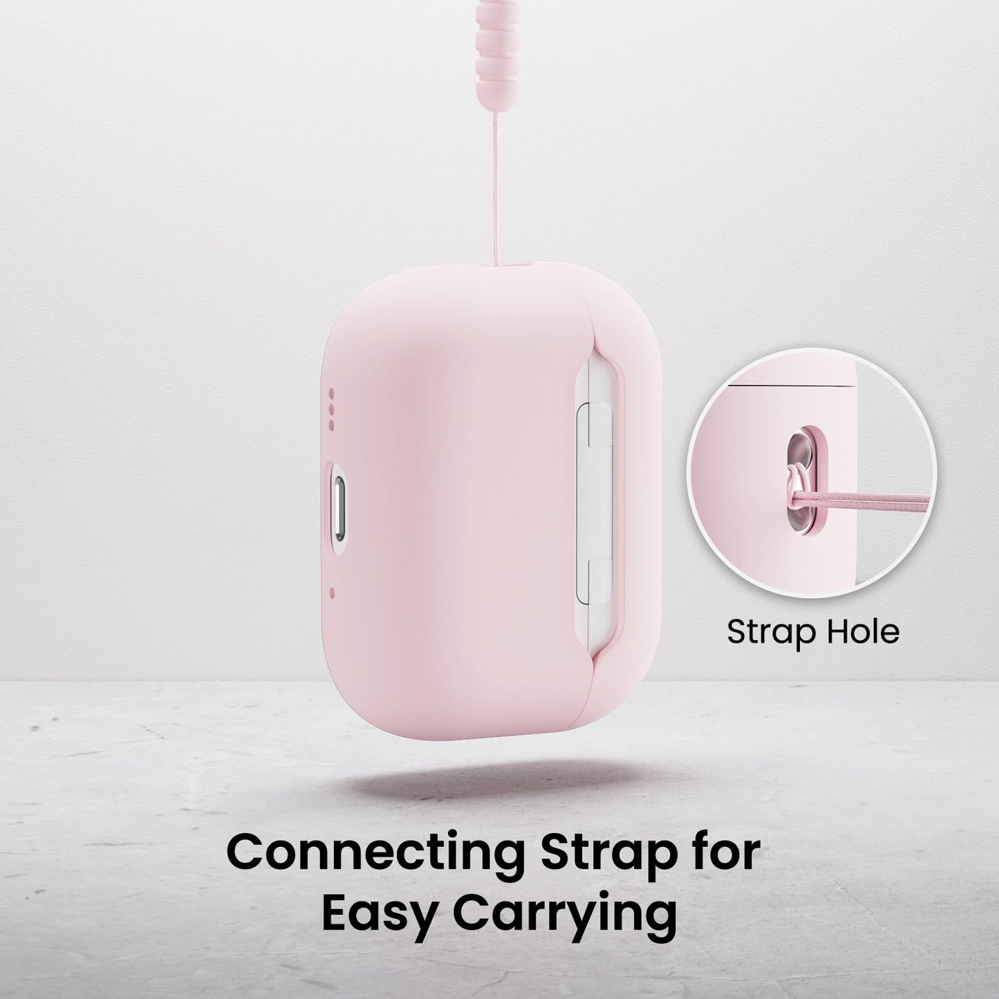 Pro 3 Case 2025, Full Protective Hybrid Silicone For Airpods Pro 3Rd Generation