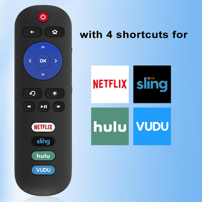 2 Universal Replace Remote Applicable For Tcl Roku Tv/Hisense Tv/Onn Tv/Philips