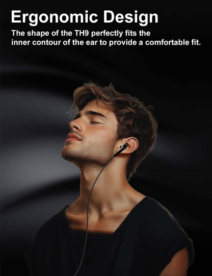 Wired USB-C Earbuds with Mic - Type-C Headphones for iPhone 17e 17 16 15 Pro Max and Samsung