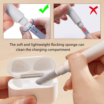 Kit de nettoyage multi-fonctions pour Airpods, écouteurs, Airpods Pro 1 2 3