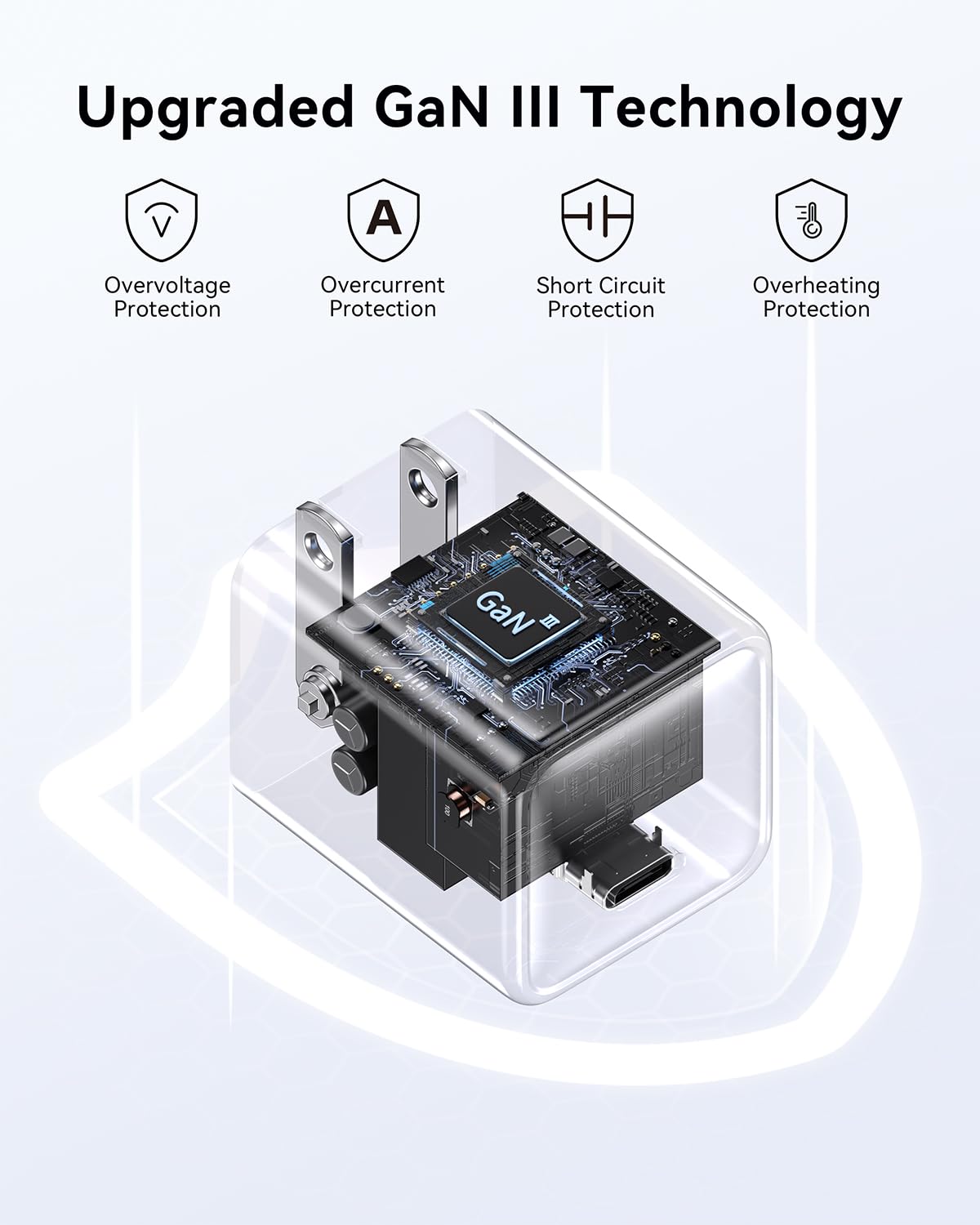 For Iphone 16/15 Charger,Pd 3.0 Pps 33W Gan Usbc Charger Block Foldable Plug Com