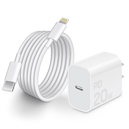 Charger I Phone, 20W Usb C Block With 6Ft Cable Ip 14/14 Pro/14 Plus/14 Pro Max/