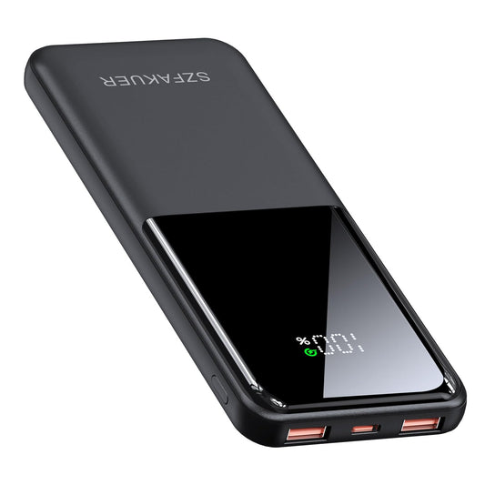 Slim 10000mAh Power Bank - 22.5W USB-C Fast Charging Battery Pack for iPhone and Samsung