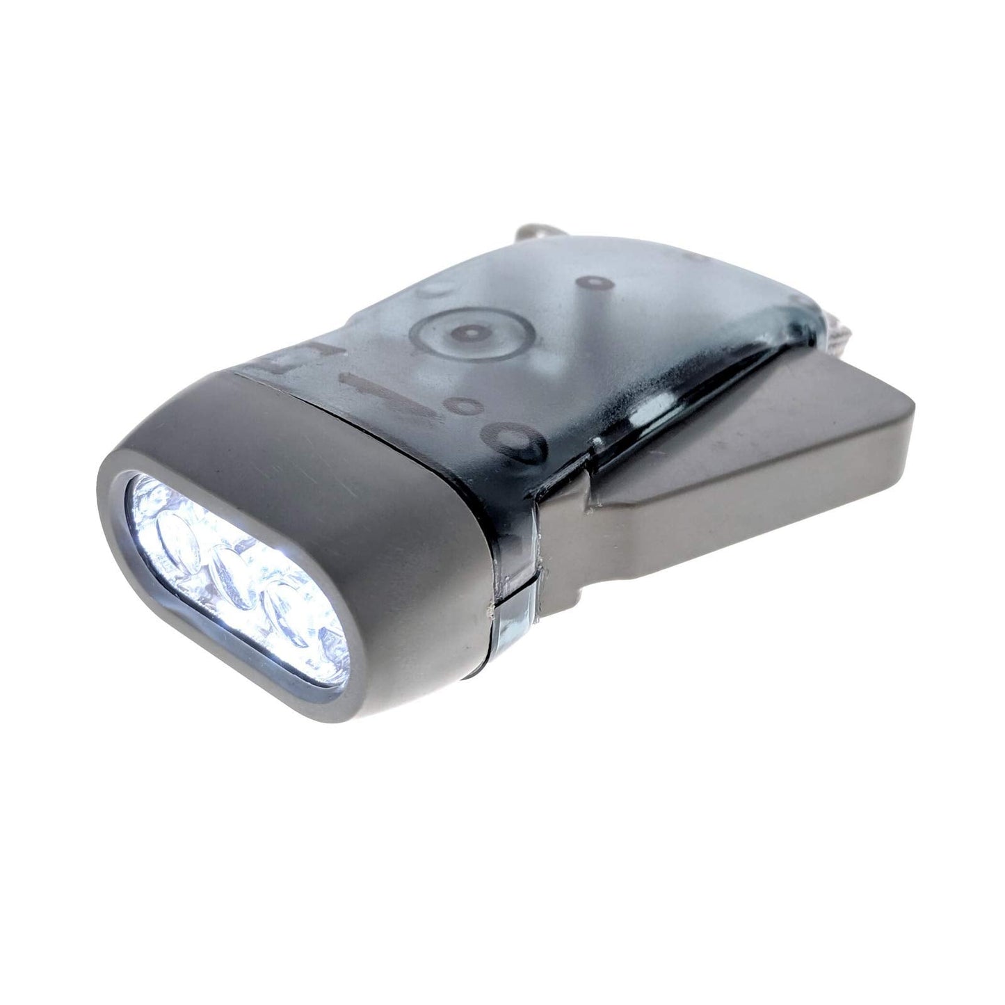 Hand Crank Flashlight — 3 LED No Battery Emergency Light, Hand Powered Torch