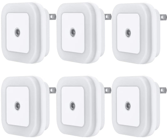 Night Light Lamp With Smart Sensor Dusk To Dawn Sensor, Daylight White, 0.5W Plu