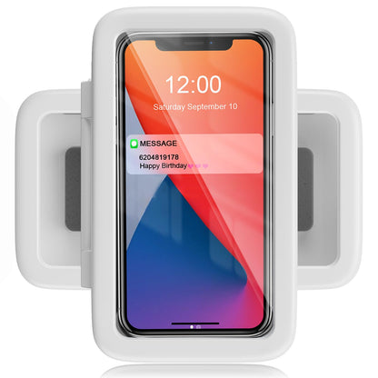 Shower Phone Holder – 480° Rotatable Wall Mount with Anti-Fog Screen, Fits 4–7”