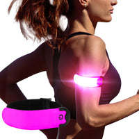 Armband Running Usb Rechargeable(2 Pack), High Visibility Wristband For Runners,