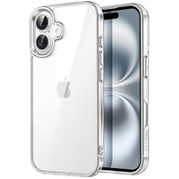 Only For Iphone 16 Plus 6.7-Inch, Non-Yellowing Shockproof Phone Bumper Cover, A