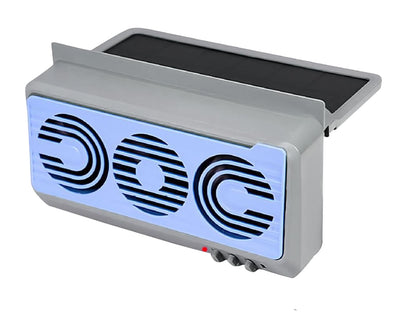 EcoVent | Solar Car Window Fan with Dual-Duct Airflow System | Efficient Ventilation for Comfortable Driving