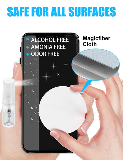Cleaner Kit, Electronics Cleaning Kit With Retractable Big Brush, Portable, 20 I