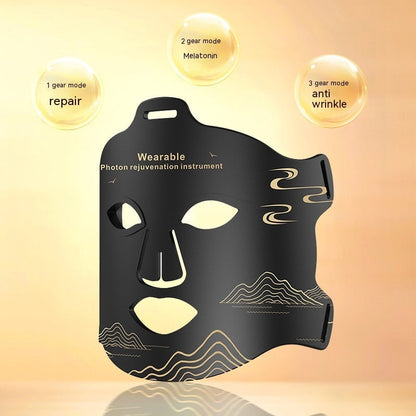Nouvel appareil de beauté à photothérapie infrarouge Masque de beauté LED couleur pour le rajeunissement de la peau