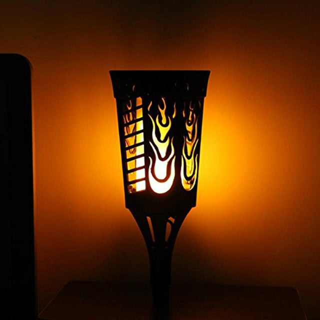 Lampe Torche Solaire Anti-Vraie Flamme 96 LED