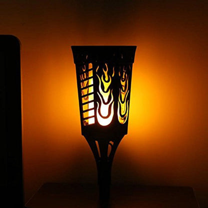 Lampe Torche Solaire Anti-Vraie Flamme 96 LED