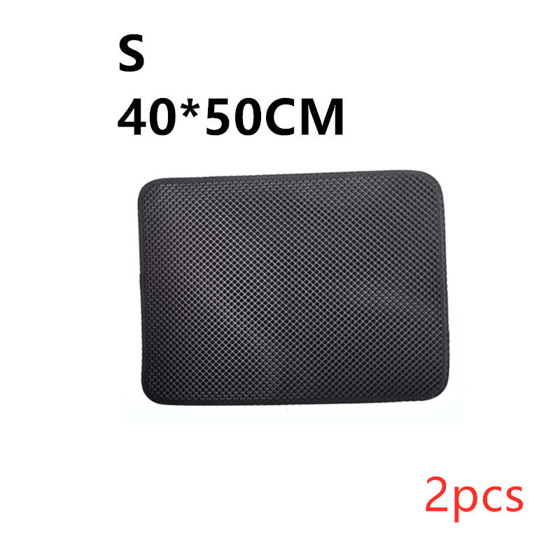 Tapis de litière double couche pour chats, tapis de litière pour animaux de compagnie, tapis de litière pour chats, accessoire de propreté pour maisons de chats