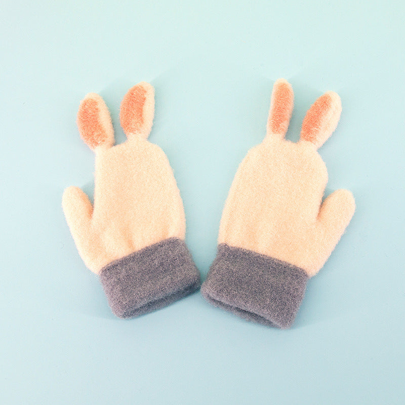 Gants d'hiver en laine pour enfants pour la chaleur