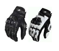Motorcycle Locomotive Equipment Knight Carbon Fiber Leather Windproof Men and women Four Seasons Anti-fall Off-road Racing Riding Gloves