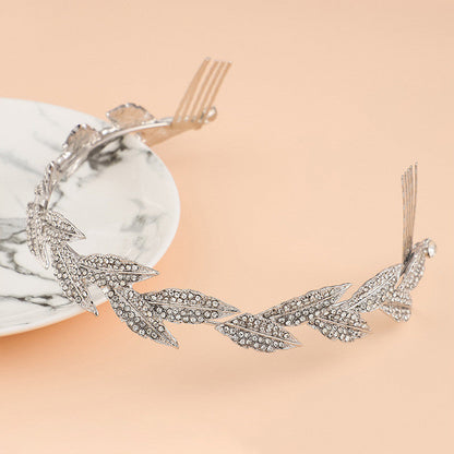 Retro Leaf Crown Jewelry