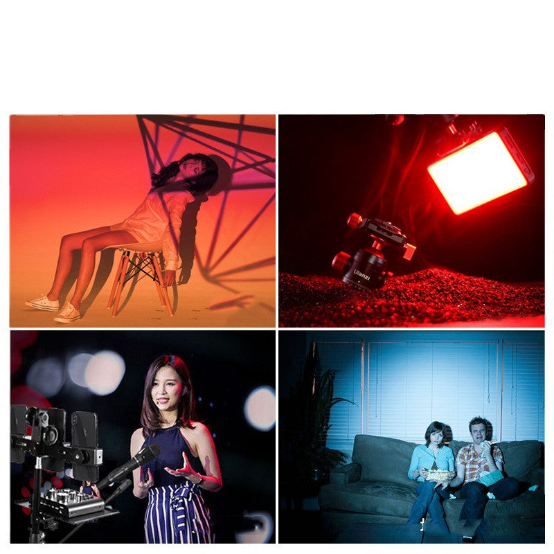 Lumière à effets spéciaux pour diffusion en direct, photographie à main levée