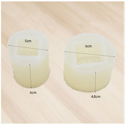 Fondant Gift Box Scented Candle Silicone Mold