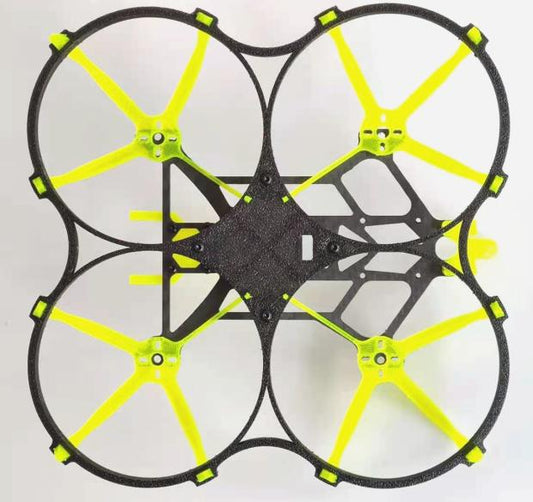 Châssis Velociraptor 110x empattement 3 pouces bras 2mm fibre de carbone TPU