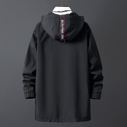 Fashion Men's Plus Size Casual Trench Coat