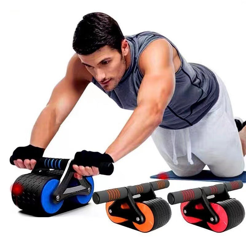 Double Wheel Abdominal Exerciser Fitness