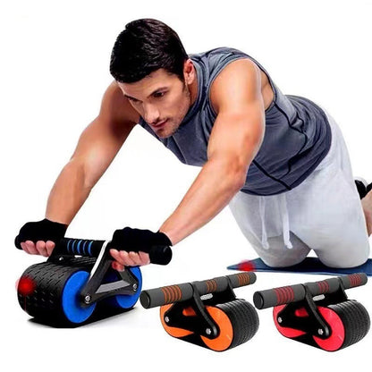 Double Wheel Abdominal Exerciser Fitness