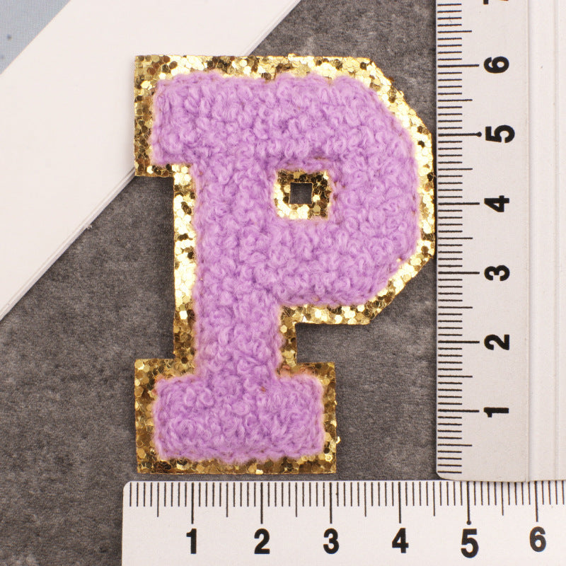 26 Patchs de Vêtements Brodés avec Lettres