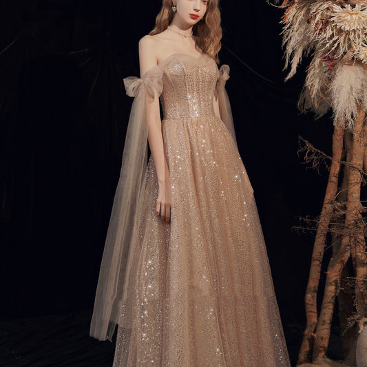 Vestido de boda de gala de moda femenina