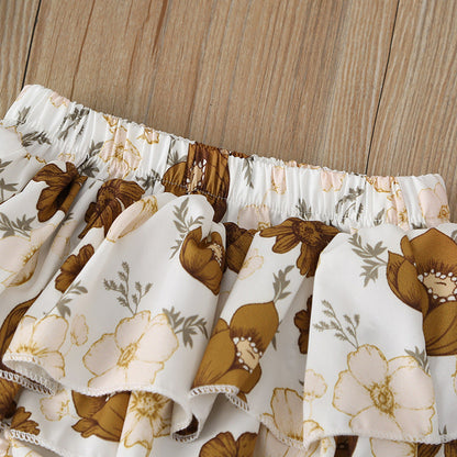 Fashion suspender jumpsuit skirt