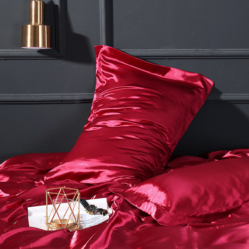 Solid color pillow cover