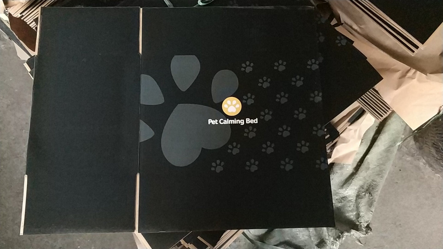 Bon lit pour animaux de compagnie avec boîte personnalisée