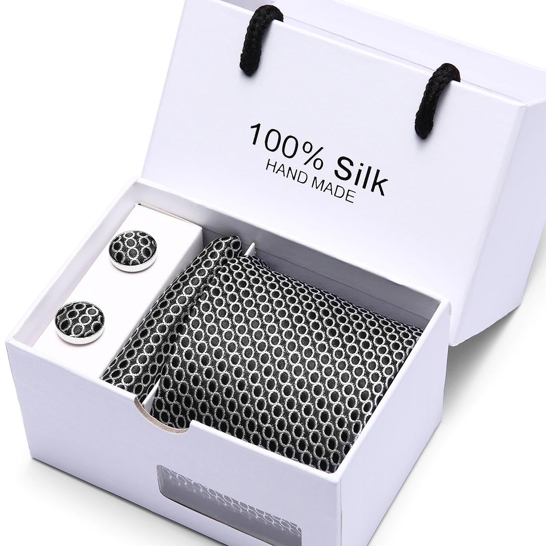 Caja de regalo para hombre, traje de 5 piezas, corbata de negocios formal para boda