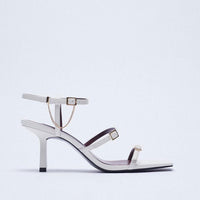 Zapatos de verano para mujer, cabeza cuadrada, España