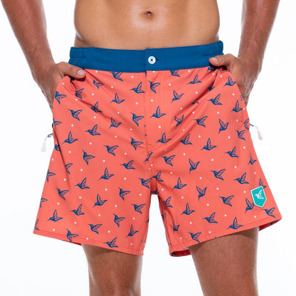 Bañador de hombre naranja