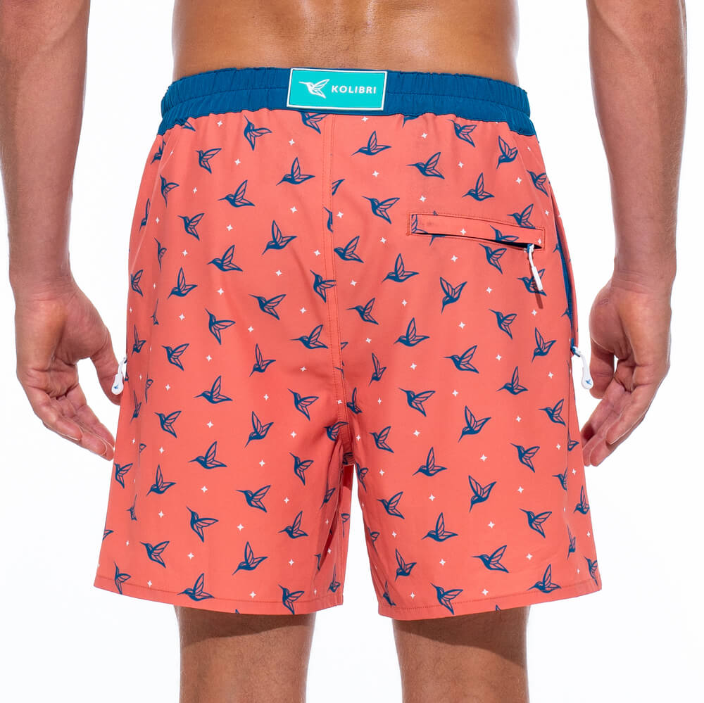 Bañador de hombre naranja