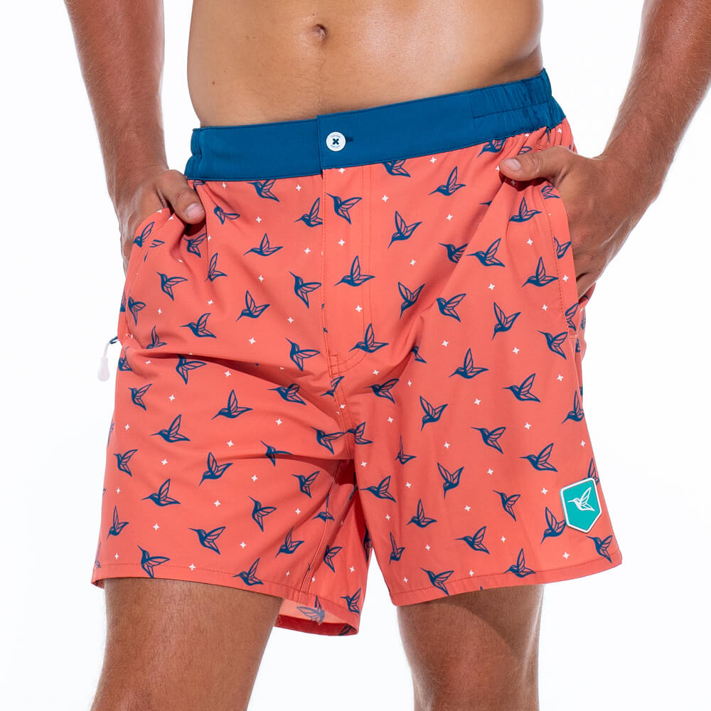 Bañador de hombre naranja