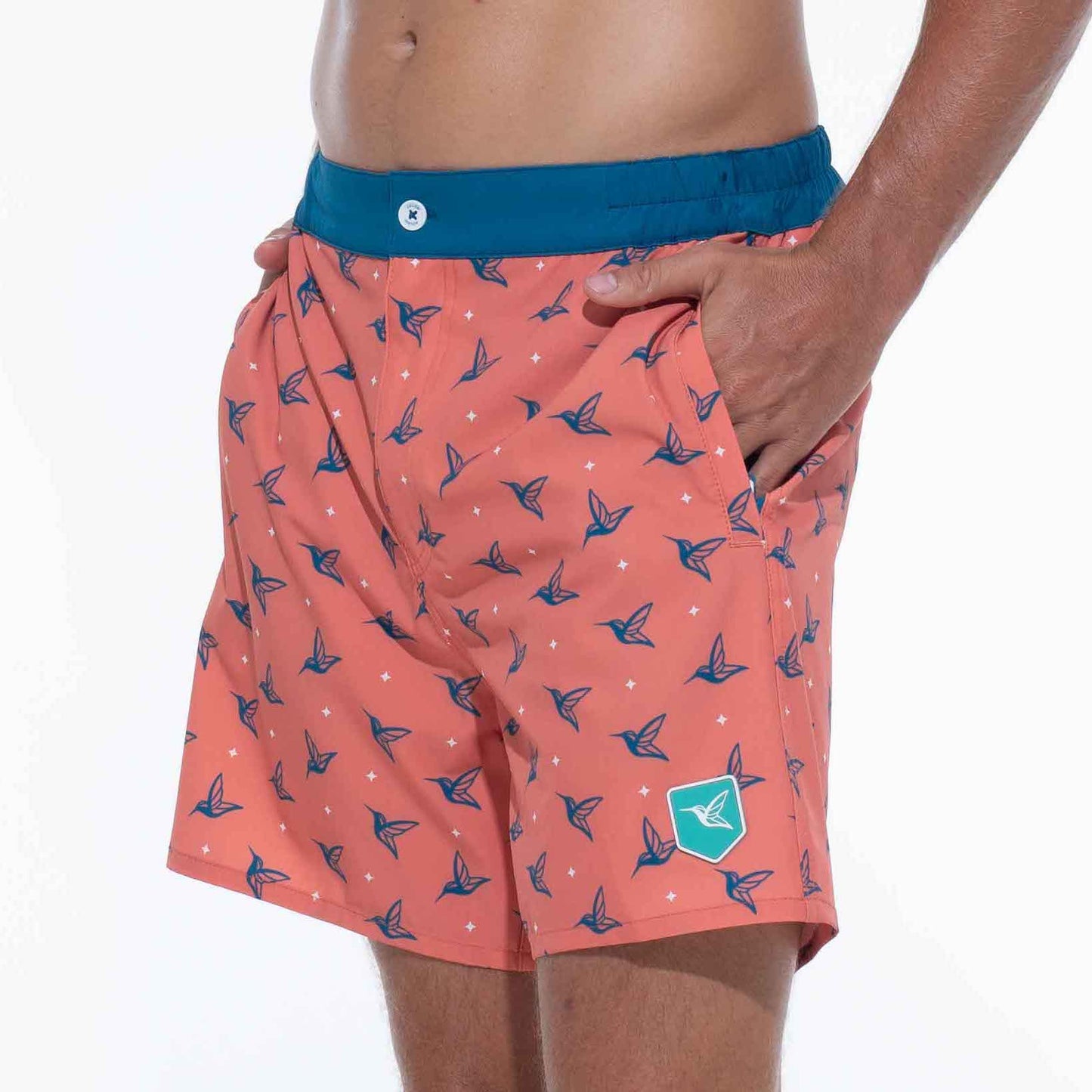 Bañador de hombre naranja