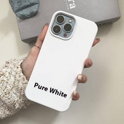 Liquid Silicone Full-Coverage iPhone 16 Case – Camera Protection, Anti-Fingerprint | 18 Colors