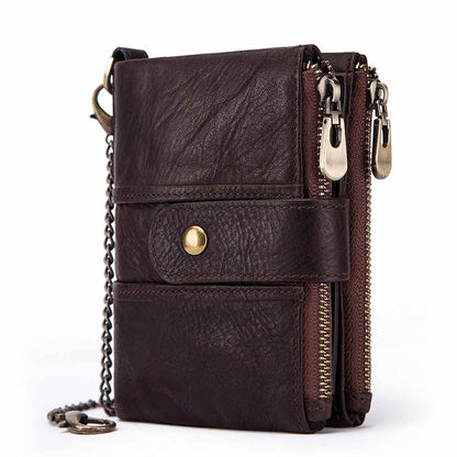 Anti-theft brush wallet