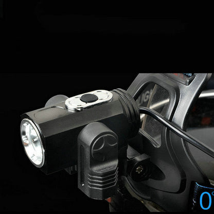 Linterna frontal recargable por USB para exteriores