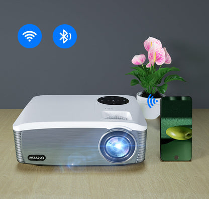 Smart Android 4K HD Projector – 1080P Home & School Laser Projector