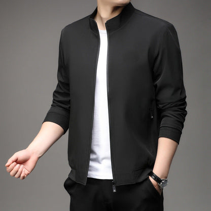 Loose Lapel Casual Zip Jacket