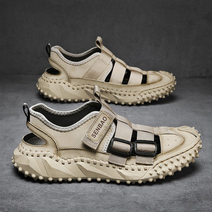Plus Size Men's Mesh Breathable Casual Shoes Hollow Out