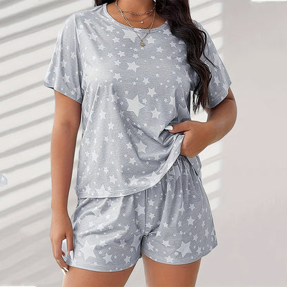 Shorts Plus-sized Plus Size Women's Pajamas