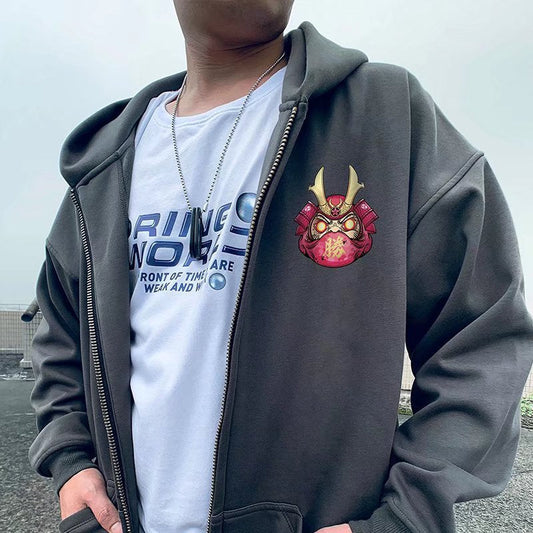Sudadera de hombre de talla grande con terciopelo y estilo europeo y americano de moda