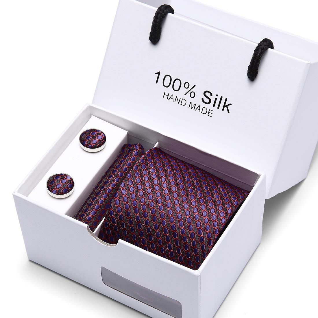 Caja de regalo para hombre, traje de 5 piezas, corbata de negocios formal para boda
